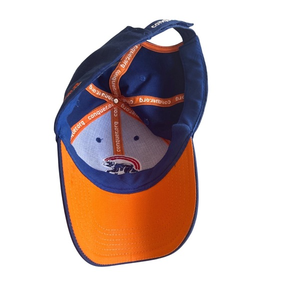 Chicago Cubs Conquer Cancer Foundation Baseball Blue & Orange Melonwear Cotton - Picture 5 of 6